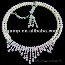 Rhinestones boda joyería nupcial conjunto (GWJ12-076)